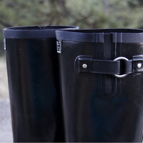 Helly Hansen Rain Boots Womens Size 5 Waterproof Tall Rubber Black NEW NWOB Gorp - Picture 5 of 9